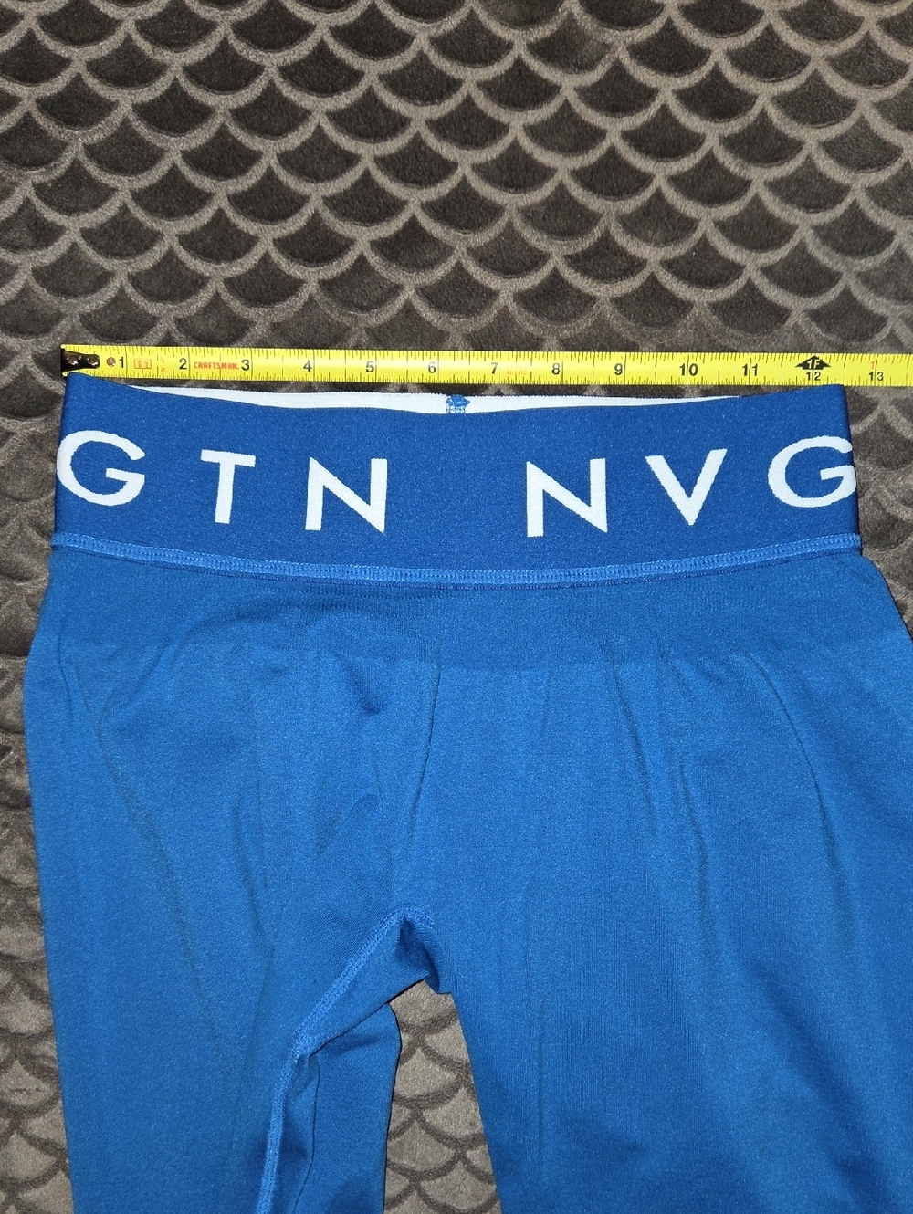 G474. NVGTN Sport Seamless Leggings in Blue - Size L (?) - Picture 5 of 8